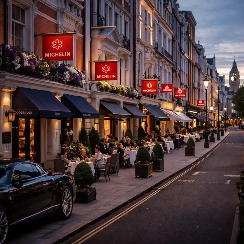 Michelin stars, London restaurants, fine dining